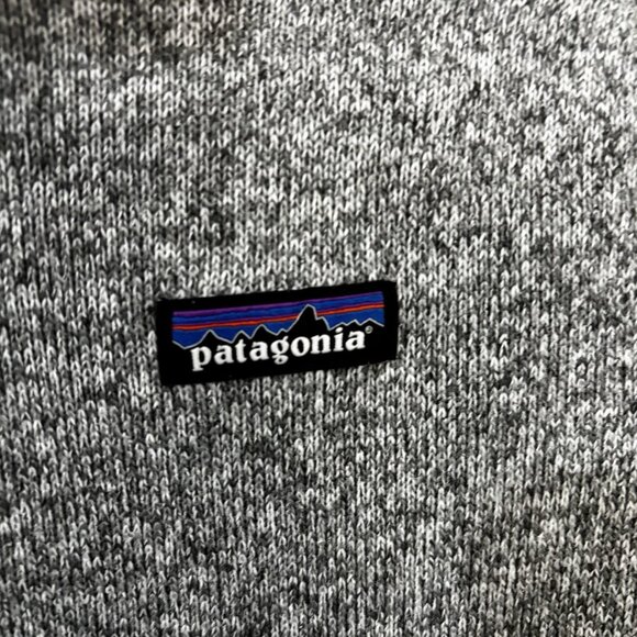 Patagonia 1/4 Zip Better Sweater Gray Women Medium - Picture 3 of 12